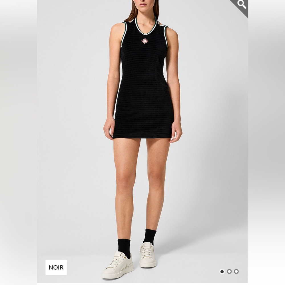 NWT- Textured velvet tennis minidress value of 695$ + taxes model of 2025